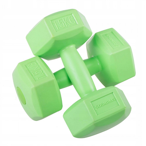 Гантель  Springos Hex 2 x 1.5 кг FA1031 - фото №6